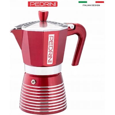 Pedrini Moka konvička červená 1 Infinity Red – Zboží Mobilmania