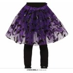 Guirca Tutu sukně s motivem Halloween fialová 30 cm – Zboží Dáma