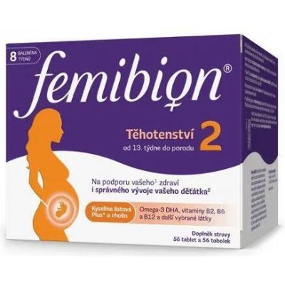 Femibion 2 Těhotenství 56 tablet + 56 tablet – Sleviste.cz