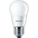 Philips LED žárovka E27 P48 7W 60W teplá bílá 2700K – Hledejceny.cz