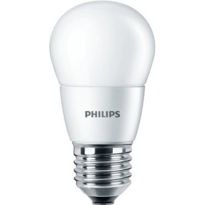 Philips LED žárovka E27 P48 7W 60W teplá bílá 2700K – Zboží Živě