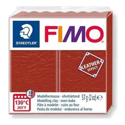 FIMO Leather Effect rezavá 57 g – Zboží Dáma