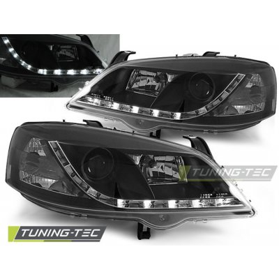 Tuning-Tec Přední čirá LED světla Opel Astra G (1998 - 2005) - černé – Hledejceny.cz
