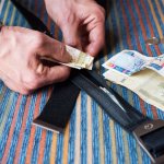 Livenature Money belt pásek s kapsou černá – Sleviste.cz