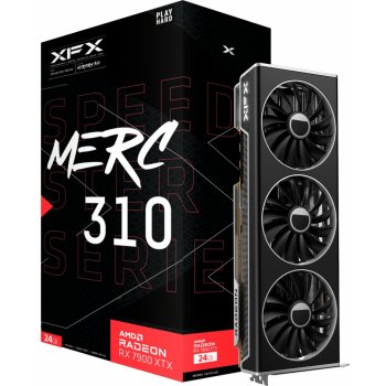 XFX Radeon RX 7900 XTX Black Gaming SPEEDSTER MERC310 24GB GDDR6 RX-79XMERCB9