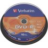 Verbatim DVD-R 4,7GB 16x, bulk box, 10ks (43729)