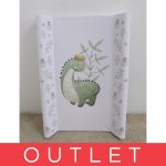 Ceba Baby Podložka 2-hranná s pevnou deskou Ultra Light Dino King 50 x 70 – Zboží Dáma