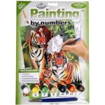 Malování podle čísel Tygří rodinka – Hledejceny.cz
