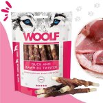 WOOLF pochoutka chicken and rawhide twister 100g