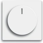 ABB 6599-0-2953 Future® linear, Solo®, Solo® carat Kryt stmívače s otočným ovladačem, s upevňovací maticí a doutnavkou, studio bílá – Sleviste.cz