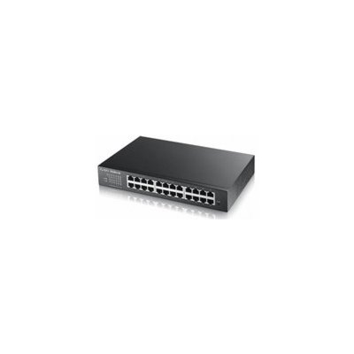 Zyxel GS1900-24E 24-port Desktop Gigabit Web Smart switch: 24x Gigabit metal, IPv6, 802.3az (Green), fanless, rack kit – Hledejceny.cz