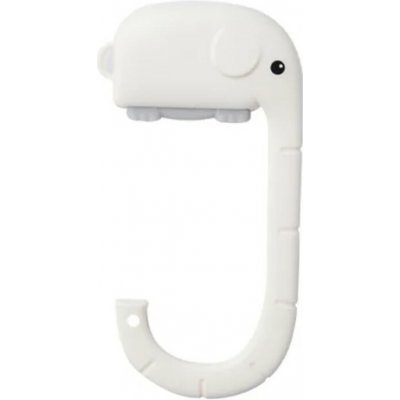 Amparo Miranda háček na kabelku Elephant bílý – Zboží Dáma