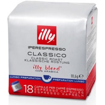 Illy iperEspresso HES Classico Lungo kávové kapsle 18 ks