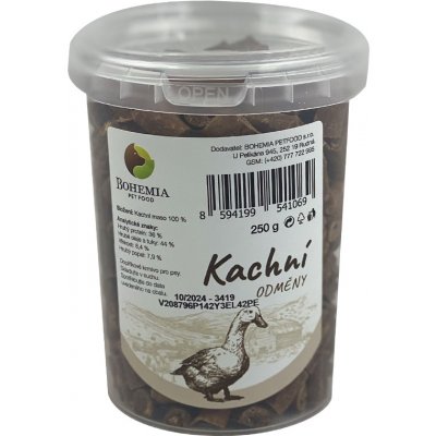 Bohemia Pet Food BOHEMIA Kachní odměny 250 g – Zboží Mobilmania