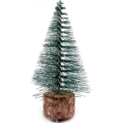 Dekorace vánoční stromeček průměr 3,5 cm výška 7,5 cm Barva: Zelená