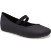 Dětské baleríny a espadrilky Crocs Brooklyn Flat K 209429 černá