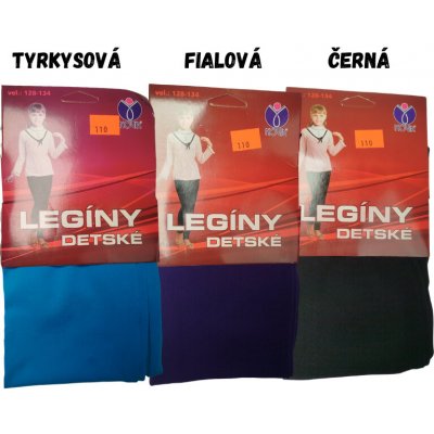 dětské legíny silonkové Novia černá – Sleviste.cz