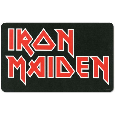 CurePink Podložka Iron Maiden Logo 23cm x14cm – Zboží Mobilmania