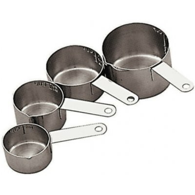 Paderno Odměrky nerez sada 4ks (kastrůlky) 6;8;12,5;25cl – Zboží Mobilmania