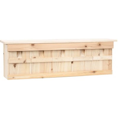 VidaXL Ptačí budka pro vrabce 5 komůrek 68 x 15 x 21 cm jedlové dřevo 9799.47245 – Hledejceny.cz