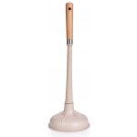 NATURAL | Velký gumový zvon na odpady | buková rukojeť | 43 cm – Zboží Mobilmania