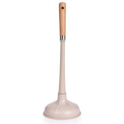 NATURAL | Velký gumový zvon na odpady | buková rukojeť | 43 cm – Zboží Mobilmania