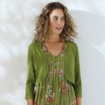 Jednobarevné bolerko s 3/4 rukávy fialová – Zboží Mobilmania