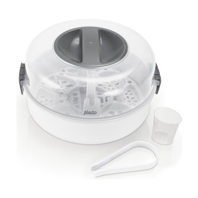 Alecto Sterilizátor lahví do mikrovlnné trouby bílý – Zboží Dáma