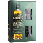 Bushmills 10y 40% 0,7 l (dárkové balení 2 sklenice) – Zbozi.Blesk.cz