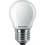 Philips LED žárovka kapka matná filament Classic 6.5-60W E27 827 P45 FR G ND 806Lm – Hledejceny.cz