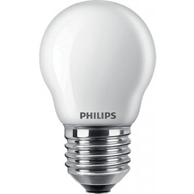 Philips LED žárovka kapka matná filament Classic 6.5-60W E27 827 P45 FR G ND 806Lm – Hledejceny.cz