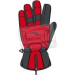 Loap Valtr lyžařské pánské rukavice Color červená – Zboží Mobilmania