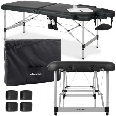 Masážní lehátko Nadia 70 Comfy Base – černé – Sleviste.cz