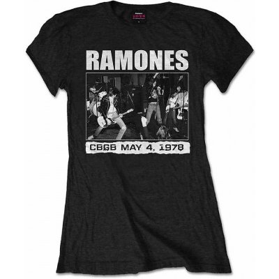 Ramones CBGB 1978 Girly Black – Zboží Dáma