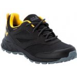 Jack Wolfskin Woodland Texapore Low K black/burly yellow – Hledejceny.cz