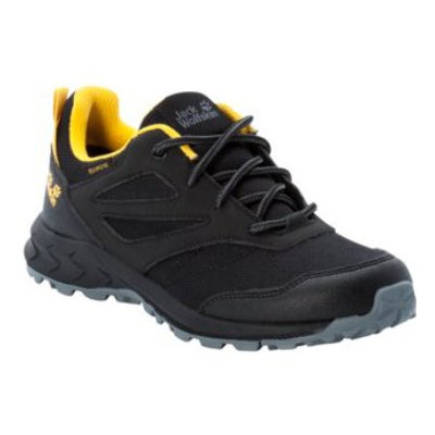 Jack Wolfskin Woodland Texapore Low K black/burly yellow – Hledejceny.cz