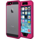 Pouzdro Amzer Full Body Hybrid Case - iPhone 5, 5s, SE růžové