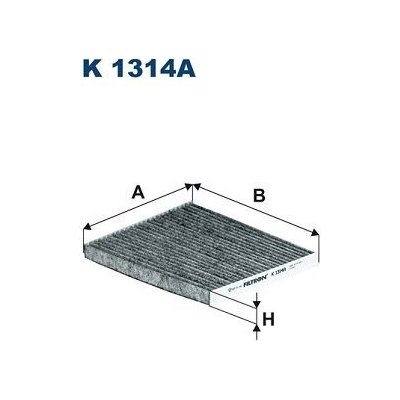 Filtr, vzduch v interiéru FILTRON K 1314A – Zboží Mobilmania