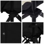 Kempingové křeslo SPRINGOS COSTA PREMIUM XXL béžovo-černé – Sleviste.cz