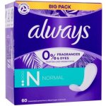 Always Daily Fresh Normal slipové vložky bez parfemace 60 ks – Hledejceny.cz