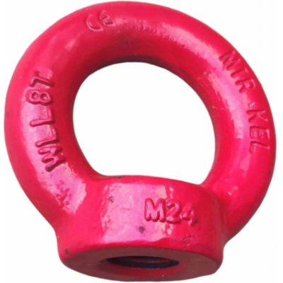 Závěsné oko s maticí M12, pevnostní, lak. – Zboží Mobilmania