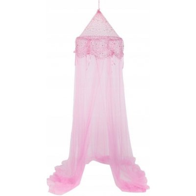 DekorStyle Baldachýn nad postel Princess růžový 60x250 cm růžový – Zboží Dáma