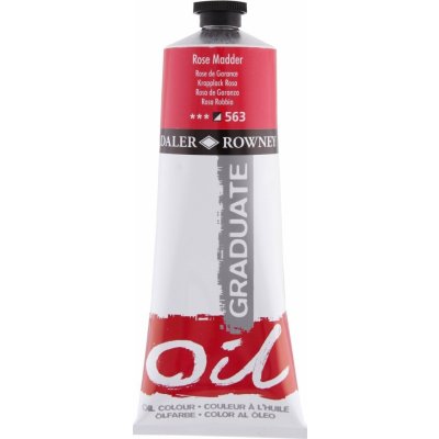 Daler Rowney Graduate olejová barva rose madder 200 ml 1 ks – Zboží Dáma