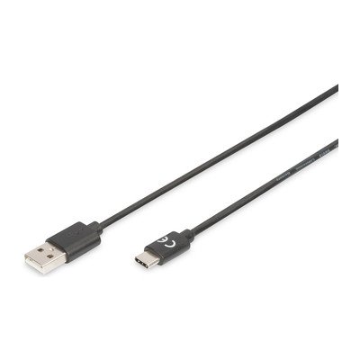 Digitus AK-300154-018-S USB C na A, 3A, 480 MB, verze 2.0, 1,8m – Sleviste.cz