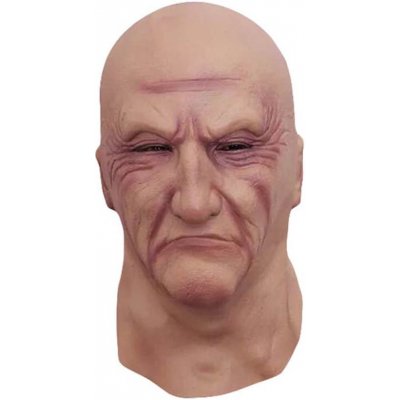 Starý Old man silikonová maska na obličej