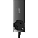 Pouzdro Baseus GaN3 Pro rychlonabíjecí stolní adaptér 2x USB-C + 2x USB-A + AC 100W 1.5m kabel černé