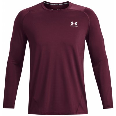 Under Armour HG Armour Fitted LS 1361506-600 červené – Zboží Mobilmania