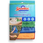 Spontex Microfibre Set utěrky z mikrovlákna 3 ks – Hledejceny.cz
