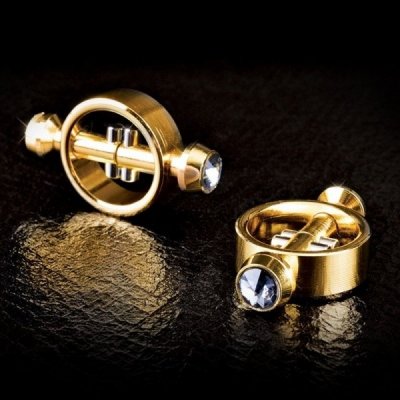 Pipedream Skřipce na bradavky FF MAGNETIC gold – Zboží Dáma