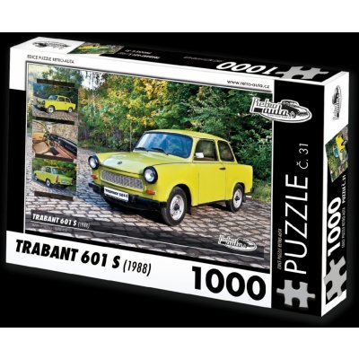 Retro-Auta č. 31 Trabant 601 S 1988 1000 dílků – Zboží Mobilmania